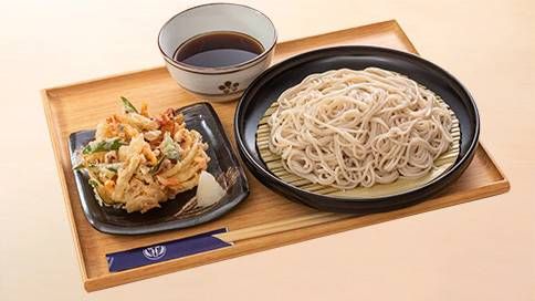 小諸そばのかき揚げせいろ