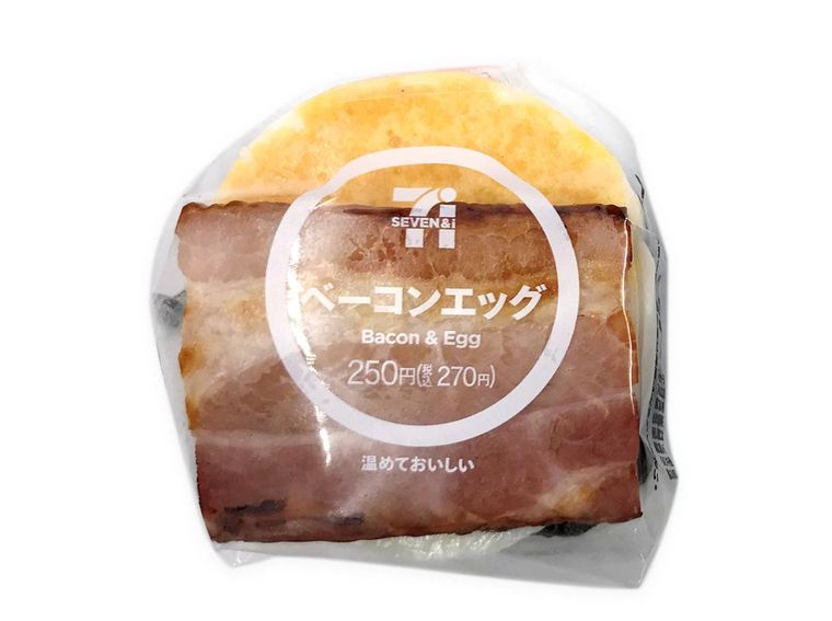 ベーコンエッグおむすび