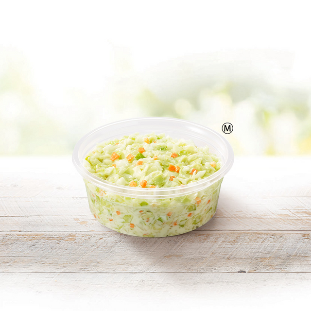 Mサイズのコールスローが置かれている