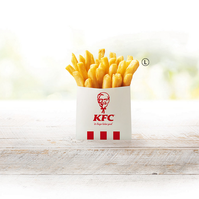 Lサイズのポテトが置かれている