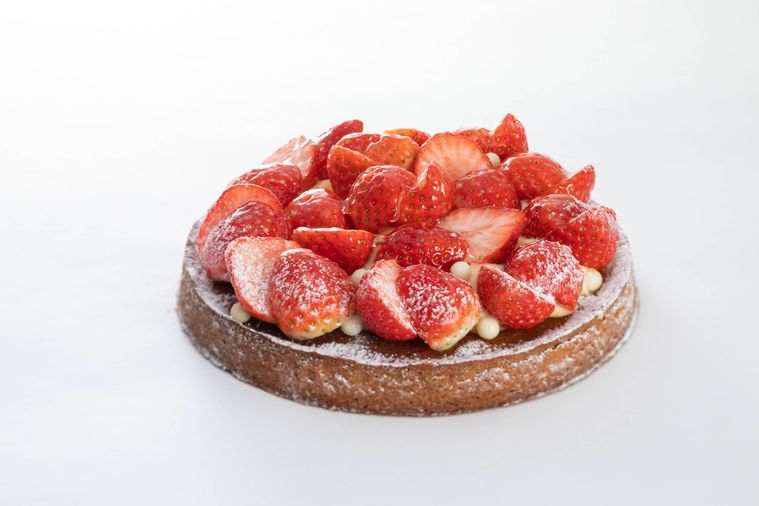 いちごがたっぷりのったタルト