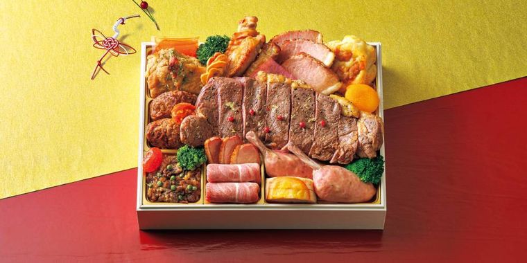 肉まみれおせち