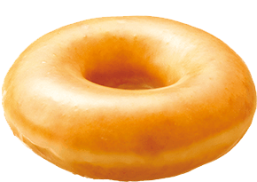 オリジナル・グレーズドのドーナツ