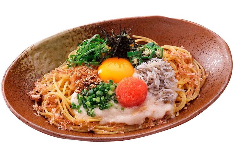 洋麺屋五右衛門のとろろと明太子のイメージ