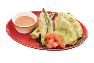 フレッシュアボカドとオクラのフリット