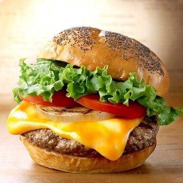 厚切りコルビージャックチーズバーガー