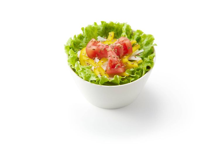 こだわりサラダ ローストアマニトッピング 和風ドレッシング