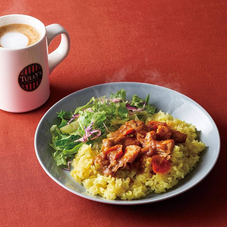 大豆ミートのチキンオーバーライス風