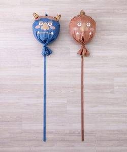 ファブリック鬼バルーン2個セットのイメージ