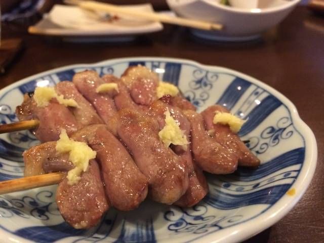 和食器に盛られたハツ