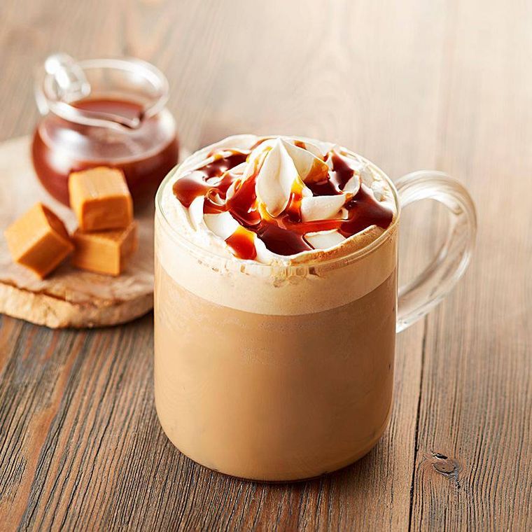 タリーズのキャラメルラテ with ソルティーキャラメルソースのイメージ