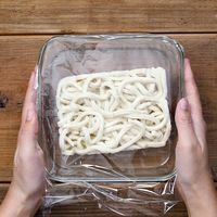 【作り方】レンジで明太カルボナーラうどん