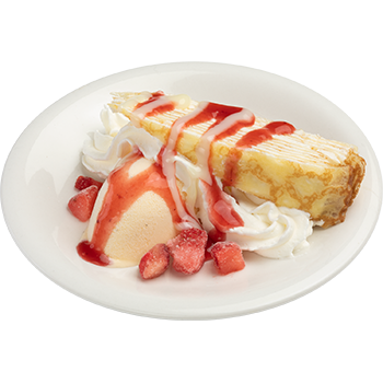 スシローの北海道ミルクレープメルバのイメージ