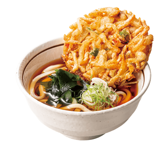 山田うどんの天ぷらうどんそばのイメージ