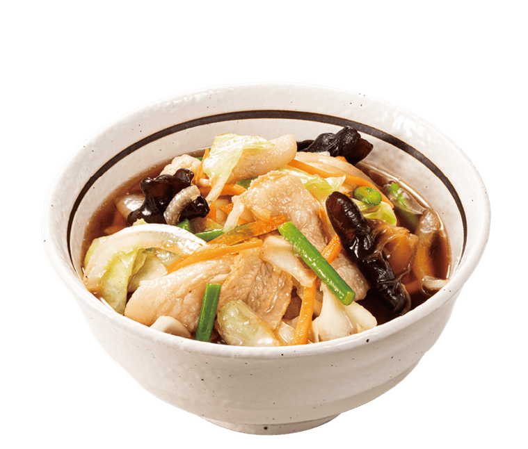 山田うどんの野菜の旨みたっぷりうどんそばのイメージ