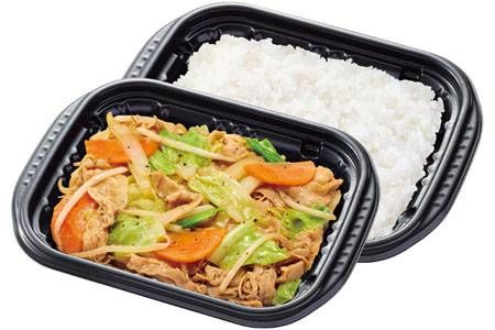 ほっかほっか亭の肉野菜炒め弁当のイメージ