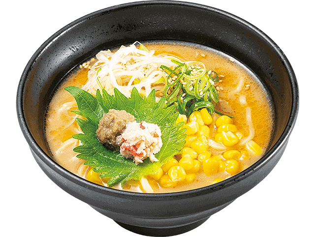 蟹味噌と北海道味噌の濃厚W味噌ラーメン