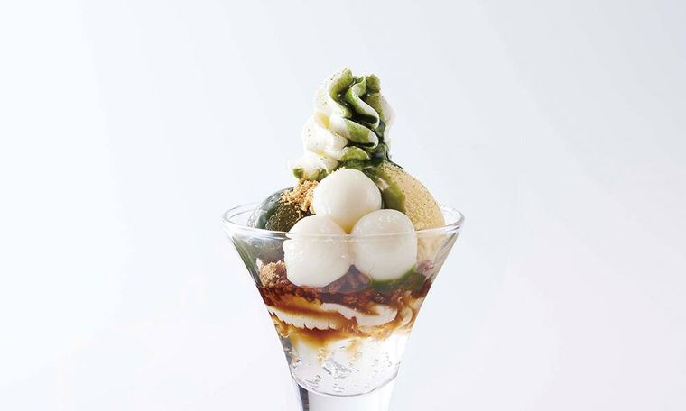 宇治抹茶の和風ぱふぇ