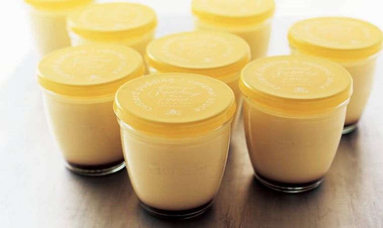 モロゾフのプリンが並べられている