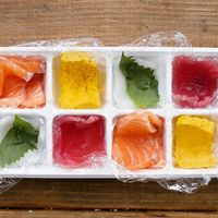 【作り方】製氷皿で簡単!ひと口寿司