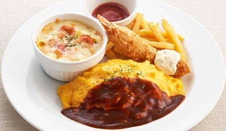 ジョイフルの大人のお子様ランチのイメージ