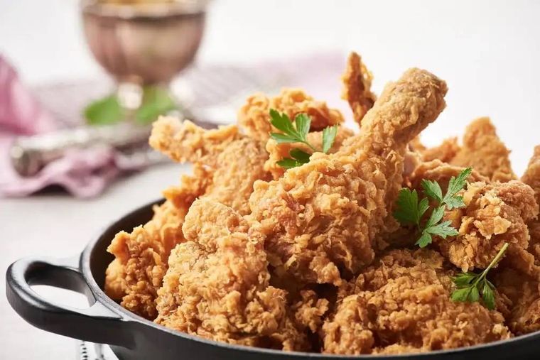 フライドチキンが置かれている