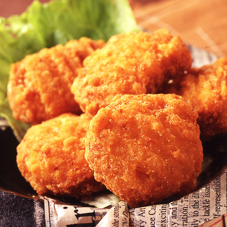 チキンナゲットが置かれている