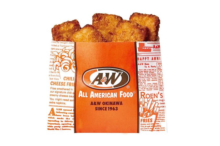 ガーリックチキンビットが置かれている