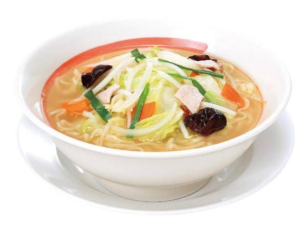 塩野菜らーめんが置かれている