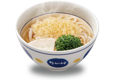 はいからうどんが置かれている