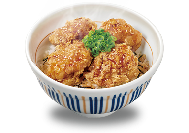 鶏から丼が置かれている