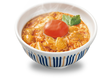 とろたま親子丼が置かれている