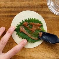 【作り方】大葉の梅チーズ焼き