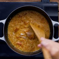 【作り方】鶏むね肉のトマトヨーグルトカレー