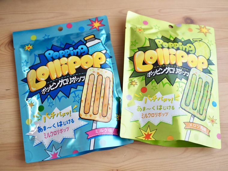 ダイソーのポッピングロリポップ