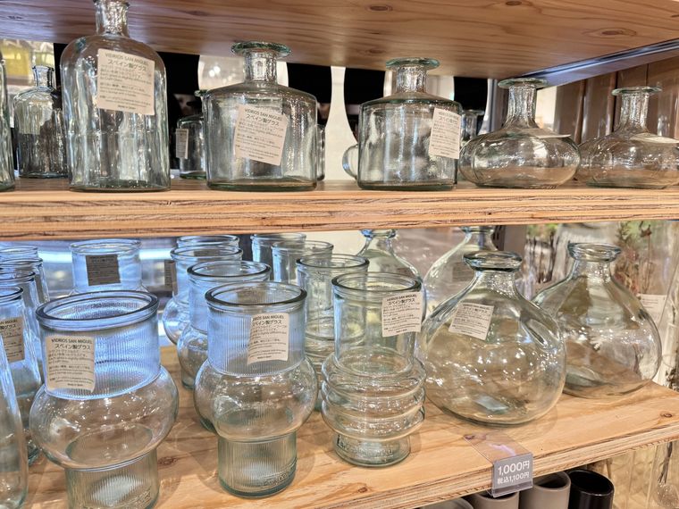 スタンダードプロダクツのガラス花瓶各種