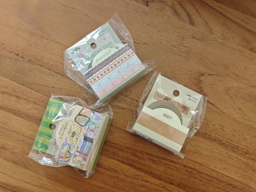 セリアのマスキングテープの売り場