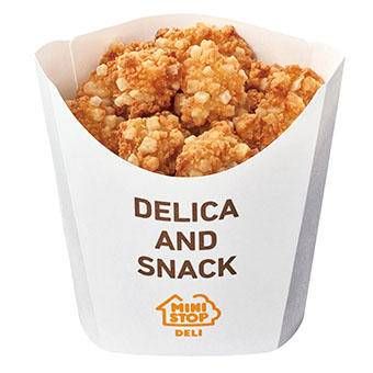 紙パックに入ったからあげ