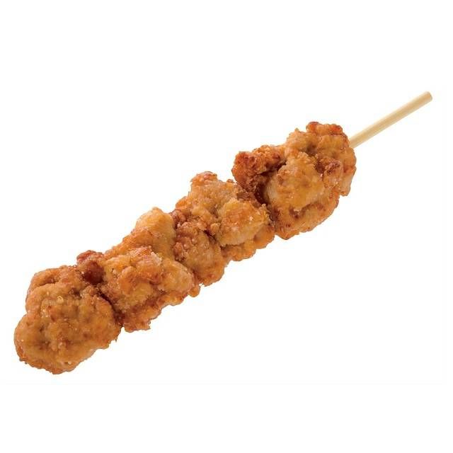 串に刺さったからあげ