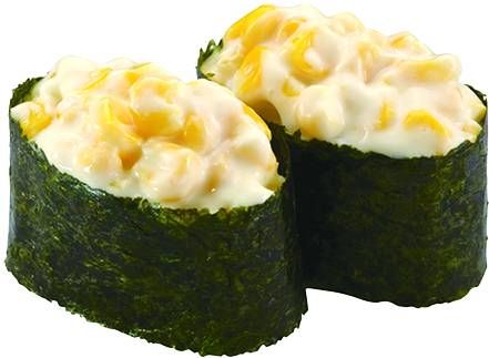 コーンマヨネーズがのった軍艦巻