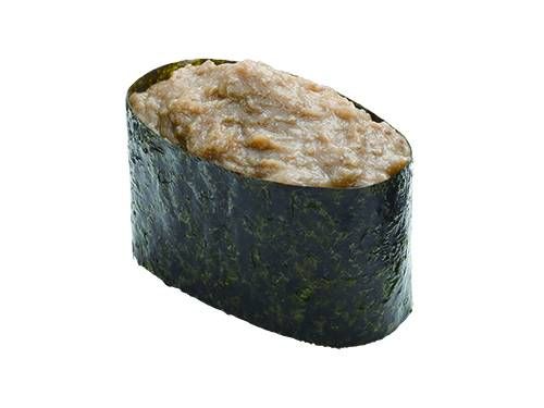 かにみそがのった軍艦巻