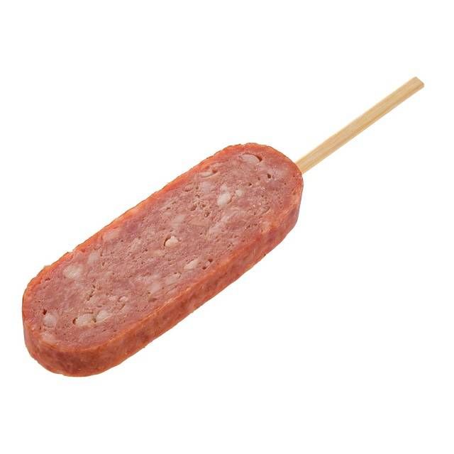 ソーセージステーキ串が置かれている