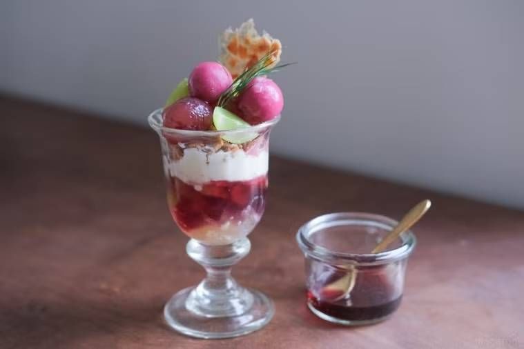 ぶどうのパフェ