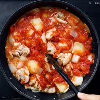 【作り方】トマト缶で作る無水カレー