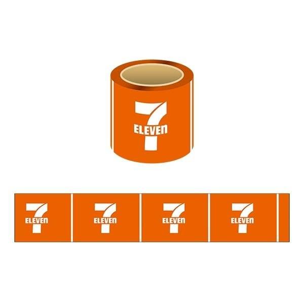 養生テープ セブンイレブン オレンジテープ風のイメージ