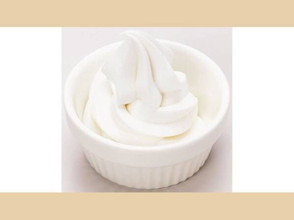 ココットに入ったソフトクリーム