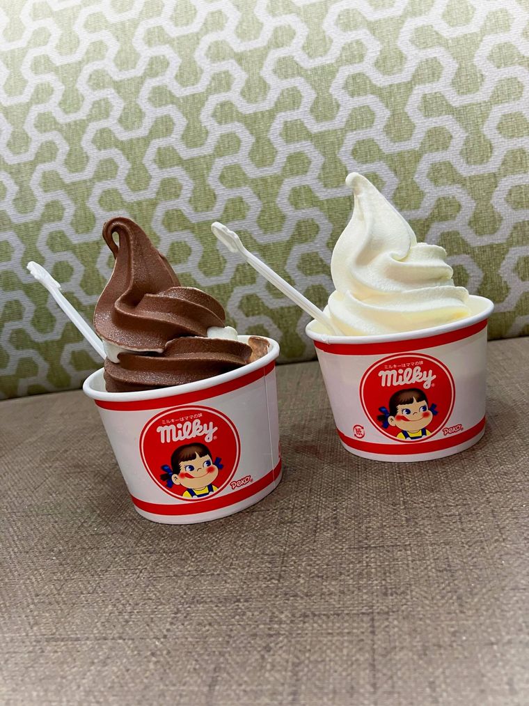 不二家のソフトクリーム
