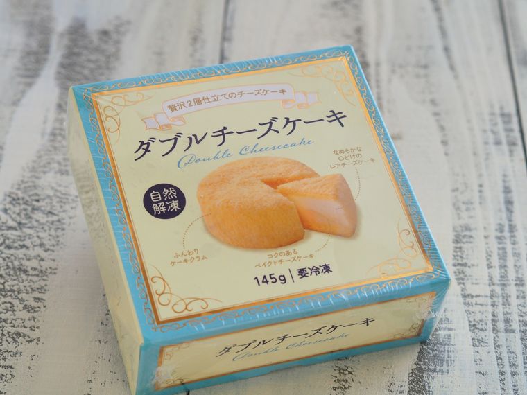 ダブルチーズケーキのパッケージ