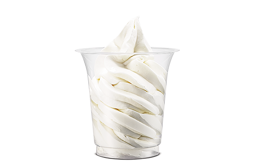 カップに入ったソフトクリーム