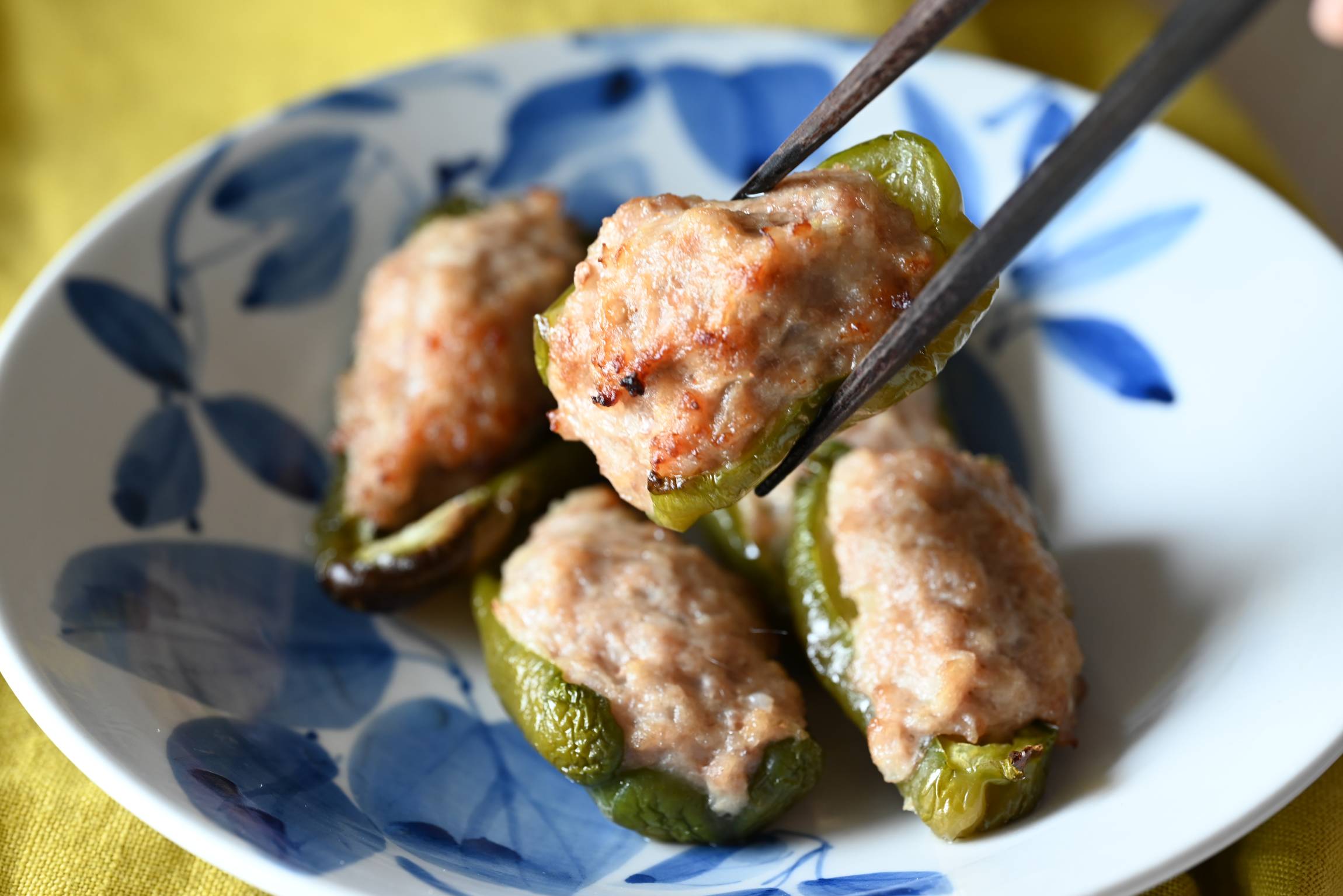 七面鳥の肉詰めピーマンのレシピ